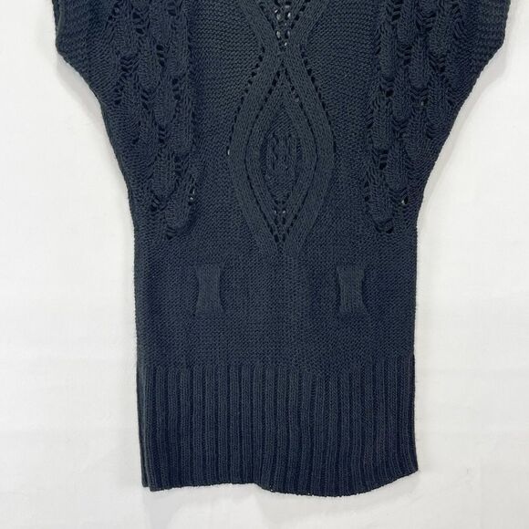 Women Chunky Cable Knit Bodycon Sweater Dress Small - Picture 9 of 13